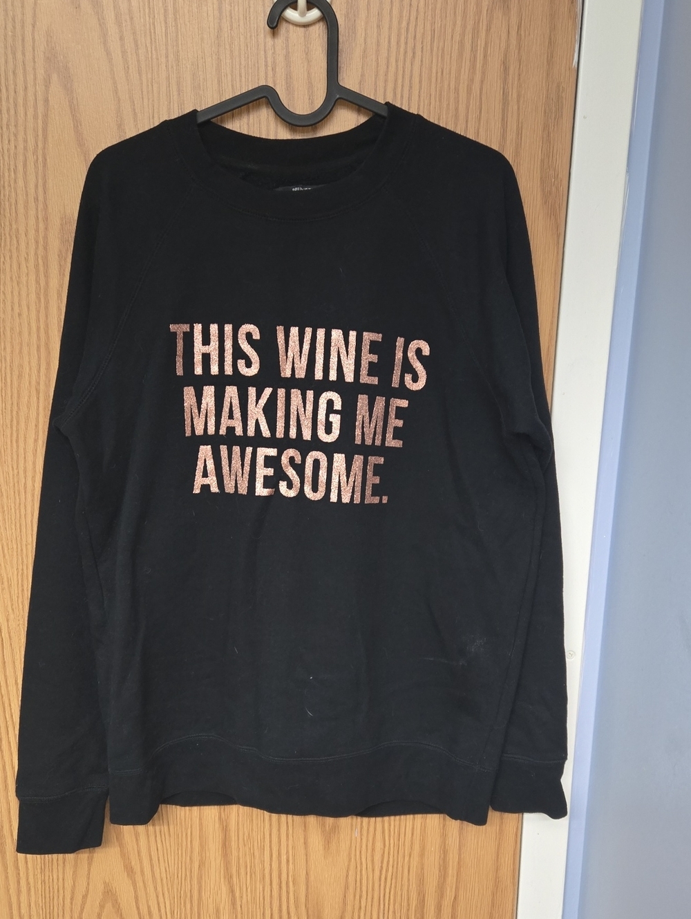 Brunette The Label Black Crewneck Sweatshirt